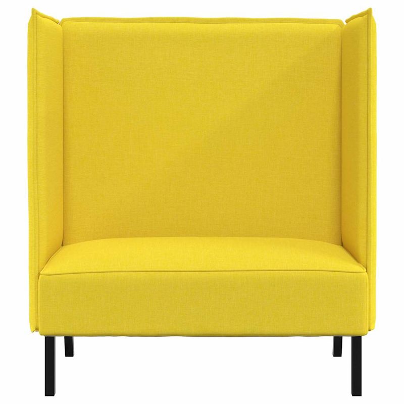 Casa si Gradina - Mobilier - Canapele si coltare - Canapele - Canapea inalta galben deschis 109x56x121 cm tesatura - Infinity.ro