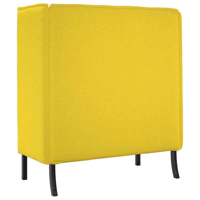 Casa si Gradina - Mobilier - Canapele si coltare - Canapele - Canapea inalta galben deschis 109x56x121 cm tesatura - Infinity.ro