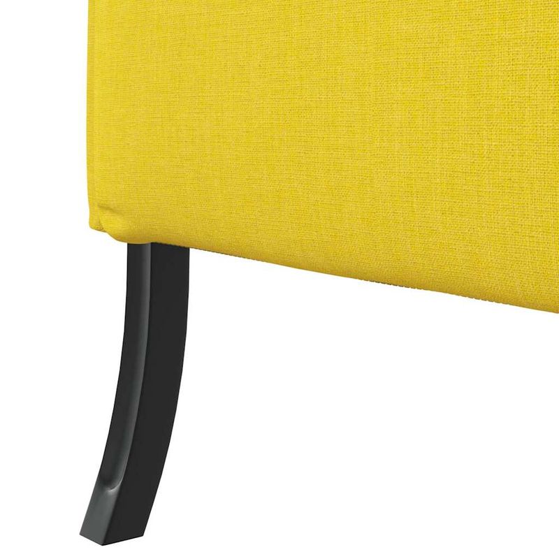 Casa si Gradina - Mobilier - Canapele si coltare - Canapele - Canapea inalta galben deschis 109x56x121 cm tesatura - Infinity.ro