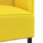 Casa si Gradina - Mobilier - Canapele si coltare - Canapele - Canapea inalta galben deschis 109x56x121 cm tesatura - Infinity.ro
