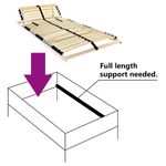 Casa si Gradina - Mobilier - Saltele si somiere - Somiere - Somiera pat cu headboard Manual Negru si Gri 120 x 190 cm Lemn - Infinity.ro