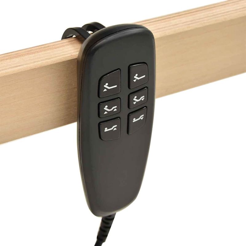 Casa si Gradina - Mobilier - Saltele si somiere - Somiere - Somiera de pat electrica cu lamele – 39 lamele, 7 zone, 100 x 190 cm - Infinity.ro