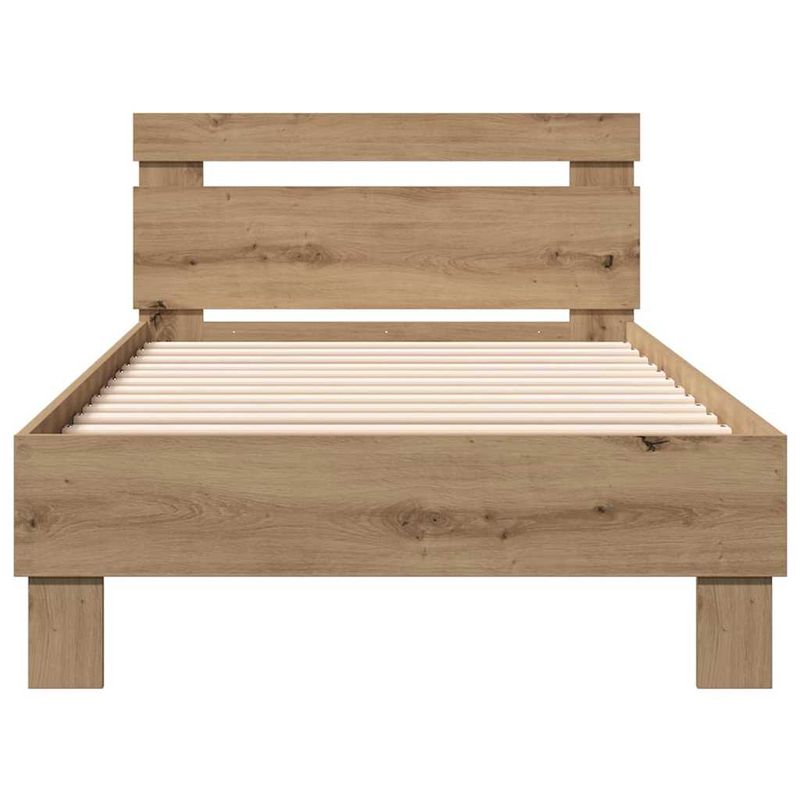 Casa si Gradina - Mobilier - Paturi si accesorii - Paturi - Cadru de pat din stejar Artisan de la , 90 x 190 cm, din lemn laminat. - Infinity.ro
