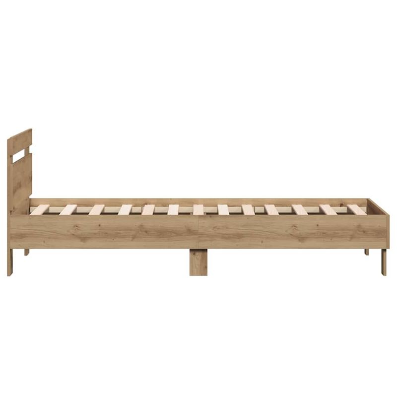 Casa si Gradina - Mobilier - Paturi si accesorii - Paturi - Cadru de pat din stejar Artisan de la , 90 x 190 cm, din lemn laminat. - Infinity.ro