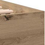 Casa si Gradina - Mobilier - Paturi si accesorii - Paturi - Cadru de pat din stejar Artisan de la , 90 x 190 cm, din lemn laminat. - Infinity.ro