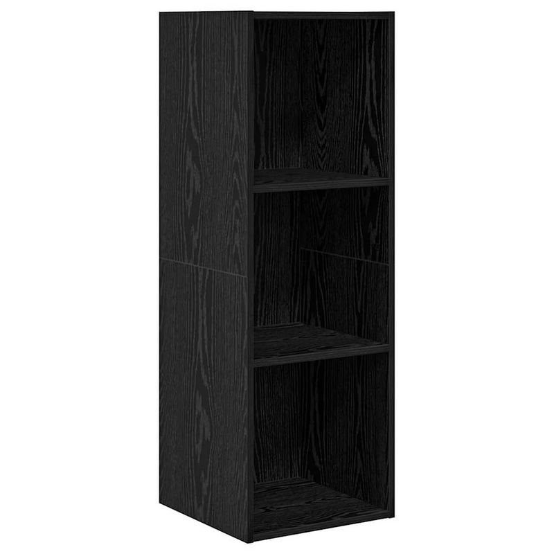 Casa si Gradina - Mobilier - Seturi de mobilier - Seturi living - Set dulap TV cu raft cu depozitare 3 pcs Stejar negru Lemn compozit - Infinity.ro