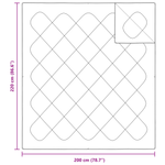 Casa si Gradina - Textile si covoare - Perne si pilote - Pilote - Pilota Altele cu perna 3 pcs Alb 200 x 220 cm Microfibra - Infinity.ro