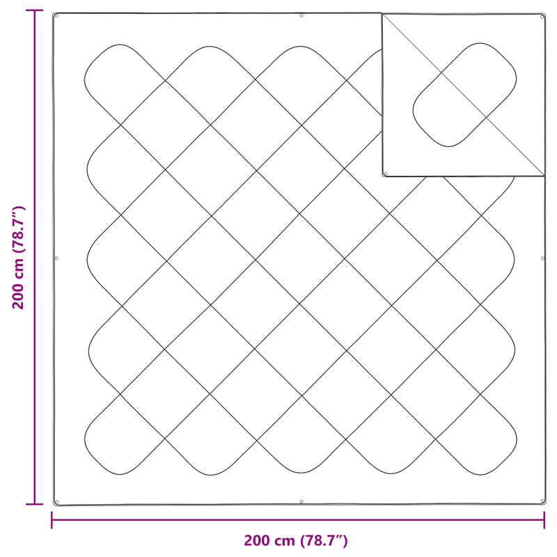 Casa si Gradina - Textile si covoare - Perne si pilote - Pilote - Pilota Altele cu perna 3 pcs Alb 200 x 200 cm Microfibra - Infinity.ro