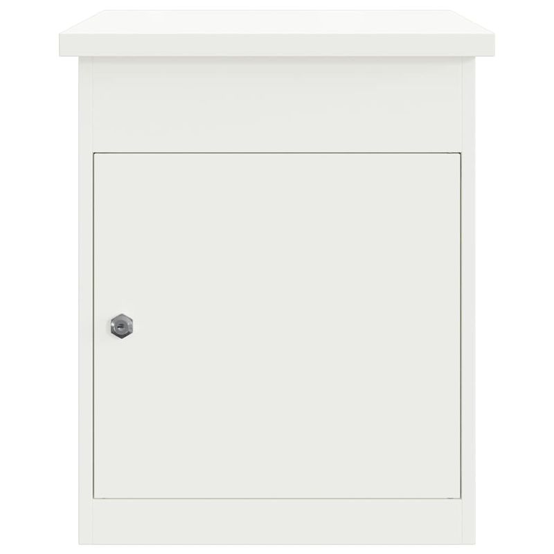 Casa si Gradina - Constructii - Depozitare, transport si protectie - Cutii postale - Cutie pentru colet Alb 44 x 35 x 59 cm Otel - Infinity.ro