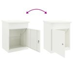 Casa si Gradina - Constructii - Depozitare, transport si protectie - Cutii postale - Cutie pentru colet Alb 44 x 35 x 59 cm Otel - Infinity.ro