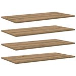 Casa si Gradina - Mobilier - Biblioteci si rafturi - Rafturi - Placa Raft pentru Carti cu raft 4 pcs Maro 100 x 40 x 1.5cm PAL - Infinity.ro