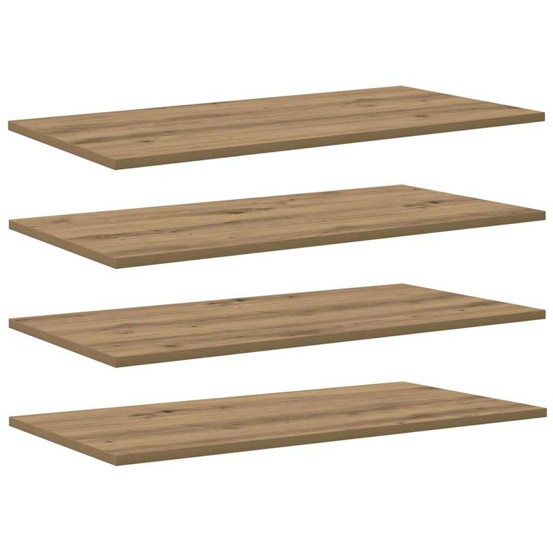 Casa si Gradina - Mobilier - Biblioteci si rafturi - Rafturi - Placa Raft pentru Carti cu raft 4 pcs Maro 100 x 40 x 1.5cm PAL - Infinity.ro