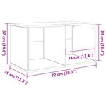 Casa si Gradina - Mobilier - Seturi de mobilier - Seturi living - Set dulap TV 3 pcs Maro 107 x 35 x 37 cm Lemn compozit - Infinity.ro