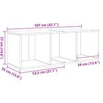 Casa si Gradina - Mobilier - Seturi de mobilier - Seturi living - Set dulap TV 3 pcs Maro 107 x 35 x 37 cm Lemn compozit - Infinity.ro