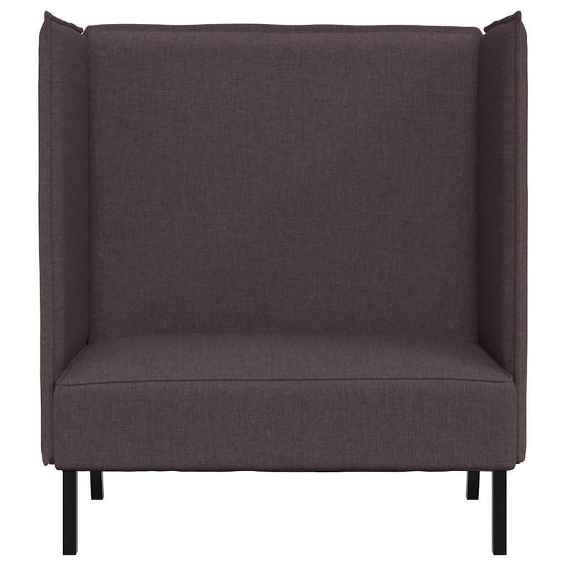 Casa si Gradina - Mobilier - Canapele si coltare - Canapele - Canapea cu spatar inalt maro inchis 109x56x121 cm din material textil - Infinity.ro