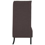 Casa si Gradina - Mobilier - Canapele si coltare - Canapele - Canapea cu spatar inalt maro inchis 109x56x121 cm din material textil - Infinity.ro