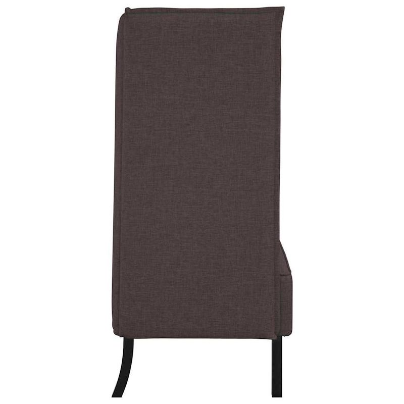 Casa si Gradina - Mobilier - Canapele si coltare - Canapele - Canapea cu spatar inalt maro inchis 109x56x121 cm din material textil - Infinity.ro