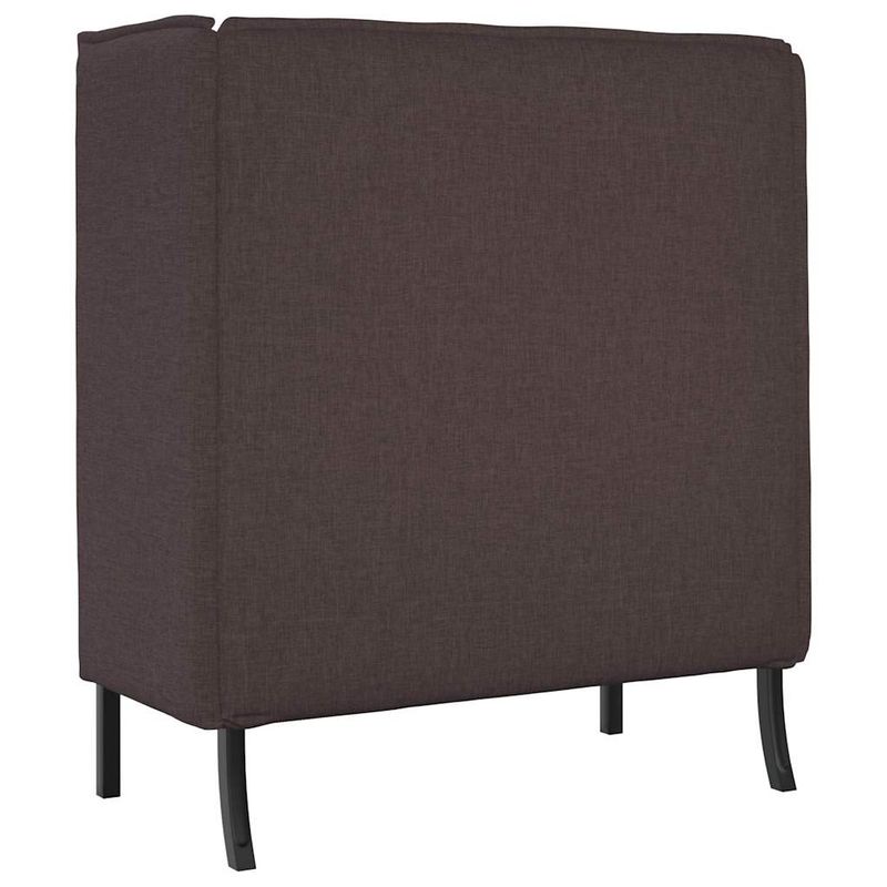 Casa si Gradina - Mobilier - Canapele si coltare - Canapele - Canapea cu spatar inalt maro inchis 109x56x121 cm din material textil - Infinity.ro