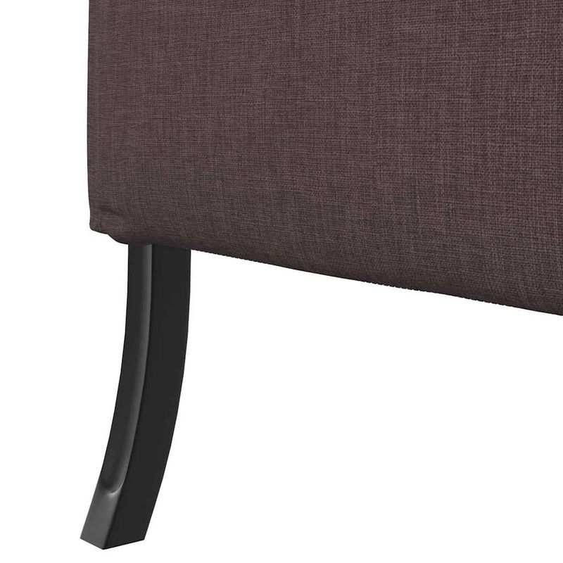 Casa si Gradina - Mobilier - Canapele si coltare - Canapele - Canapea cu spatar inalt maro inchis 109x56x121 cm din material textil - Infinity.ro