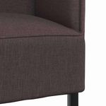Casa si Gradina - Mobilier - Canapele si coltare - Canapele - Canapea cu spatar inalt maro inchis 109x56x121 cm din material textil - Infinity.ro