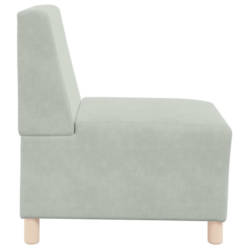Casa si Gradina - Mobilier - Canapele si coltare - Canapele - Scaune canapea 2 pcs Gri deschis 55 x 74 x 82 cm Catifea - Infinity.ro