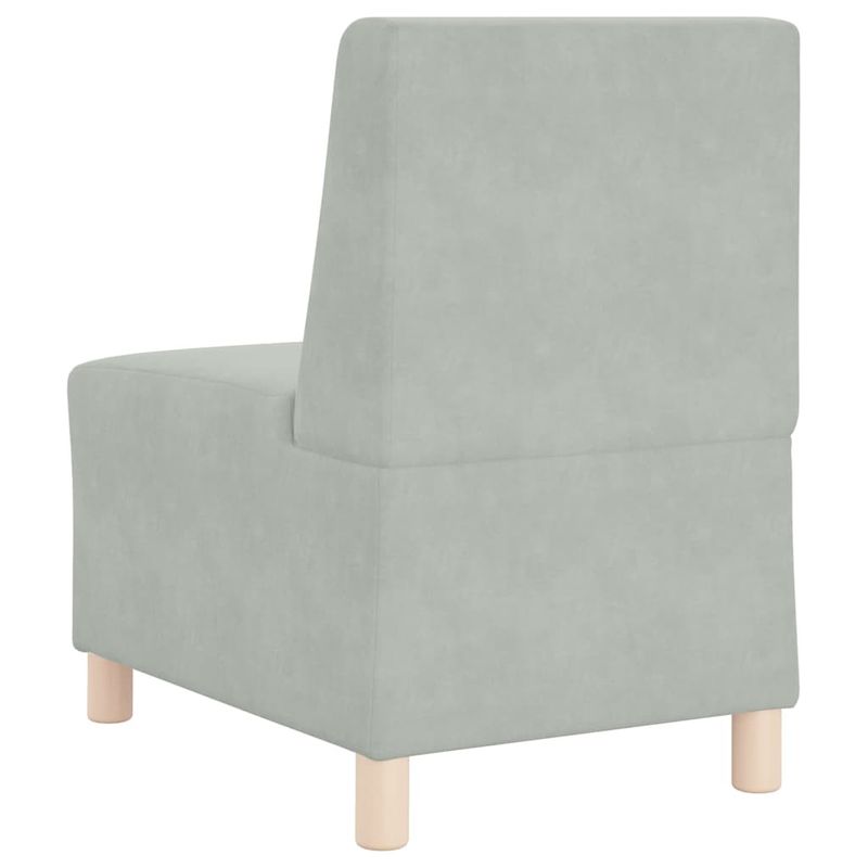 Casa si Gradina - Mobilier - Canapele si coltare - Canapele - Scaune canapea 2 pcs Gri deschis 55 x 74 x 82 cm Catifea - Infinity.ro