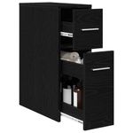Casa si Gradina - Mobilier - Dulapuri si sifoniere - Dulapuri - Dulap de baie subtire Stejar negru 22 x 44 x 61.5 cm PAL - Infinity.ro