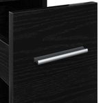 Casa si Gradina - Mobilier - Dulapuri si sifoniere - Dulapuri - Dulap de baie subtire Stejar negru 22 x 44 x 61.5 cm PAL - Infinity.ro