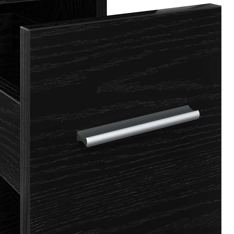 Casa si Gradina - Mobilier - Dulapuri si sifoniere - Dulapuri - Dulap de baie subtire Stejar negru 22 x 44 x 61.5 cm PAL - Infinity.ro