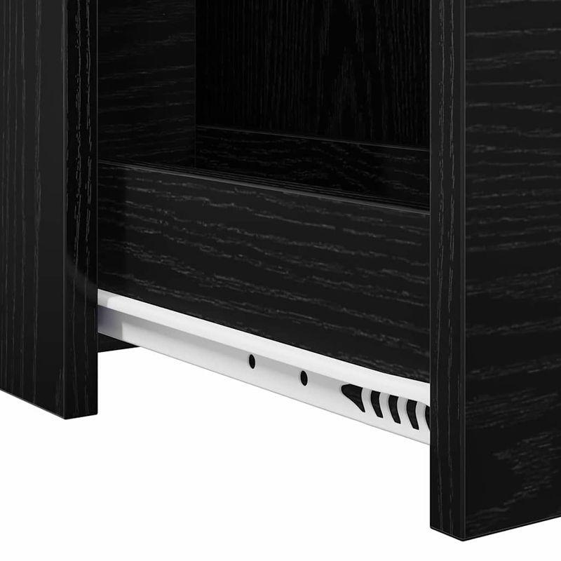 Casa si Gradina - Mobilier - Dulapuri si sifoniere - Dulapuri - Dulap de baie subtire Stejar negru 22 x 44 x 61.5 cm PAL - Infinity.ro