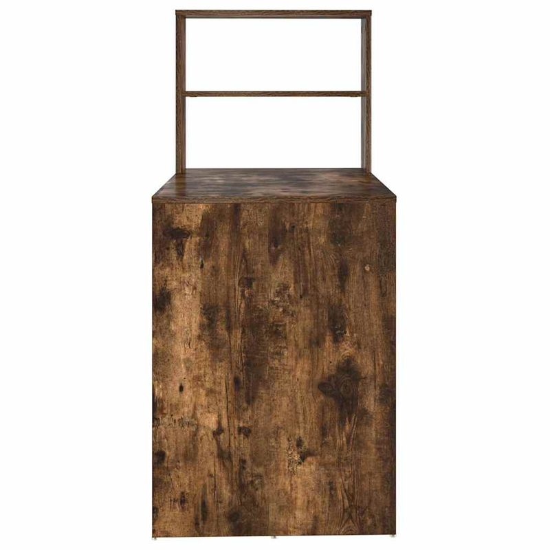 Casa si Gradina - Mobilier - Mese si birouri - Birouri - Birou cu Stocare Stejar Afumat 113x54x120 cm Lemn prelucrat - Infinity.ro