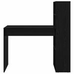 Casa si Gradina - Mobilier - Mese si birouri - Birouri - Birou cu depozitare stejar negru 113x54x120 cm Lemn ingineresc - Infinity.ro