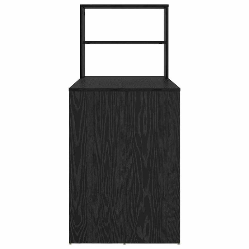 Casa si Gradina - Mobilier - Mese si birouri - Birouri - Birou cu depozitare stejar negru 113x54x120 cm Lemn ingineresc - Infinity.ro