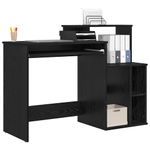 Casa si Gradina - Mobilier - Mese si birouri - Birouri - Birou cu stocare Stejar Negru 120.5x44x88.5 cm Lemn prelucrat - Infinity.ro