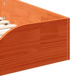 Casa si Gradina - Mobilier - Paturi si accesorii - Paturi - Cadru de pat de podea Maro ceruit 75 x 190 cm - Infinity.ro