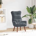 Casa si Gradina - Mobilier - Scaune si fotolii - Fotolii - Fotoliu Relaxant din Catifea Gri Inchis - Infinity.ro
