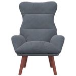 Casa si Gradina - Mobilier - Scaune si fotolii - Fotolii - Fotoliu Relaxant din Catifea Gri Inchis - Infinity.ro