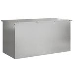 Casa si Gradina - Mobilier - Organizare si depozitare - Cutii depozitare - Cutie de depozitare exterioara Argintiu 100 x 50.5 x 50 cm - Infinity.ro