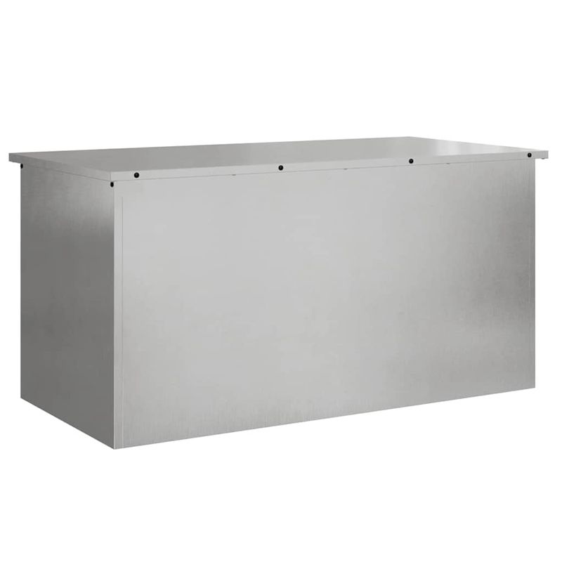 Casa si Gradina - Mobilier - Organizare si depozitare - Cutii depozitare - Cutie de depozitare exterioara Argintiu 100 x 50.5 x 50 cm - Infinity.ro