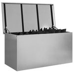Casa si Gradina - Mobilier - Organizare si depozitare - Cutii depozitare - Cutie de depozitare exterioara Argintiu 100 x 50.5 x 50 cm - Infinity.ro