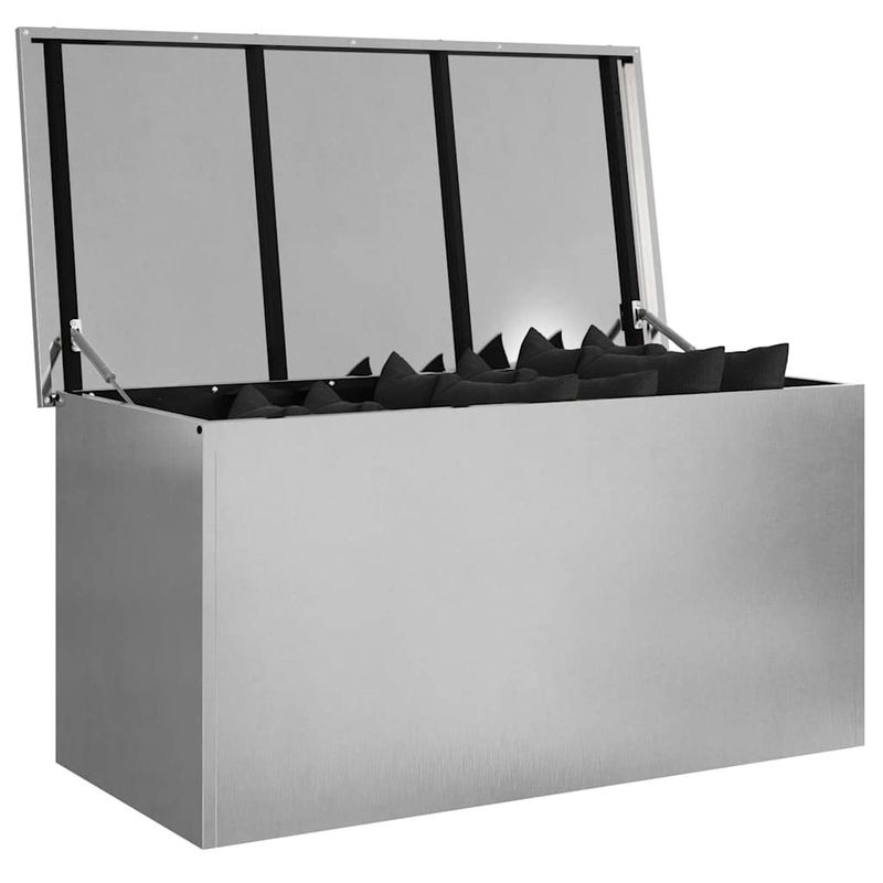 Casa si Gradina - Mobilier - Organizare si depozitare - Cutii depozitare - Cutie de depozitare exterioara Argintiu 100 x 50.5 x 50 cm - Infinity.ro