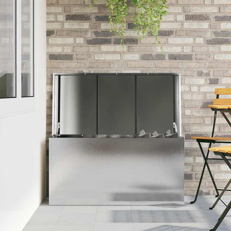 Casa si Gradina - Mobilier - Organizare si depozitare - Cutii depozitare - Cutie de depozitare exterioara Argintiu 100 x 50.5 x 50 cm - Infinity.ro