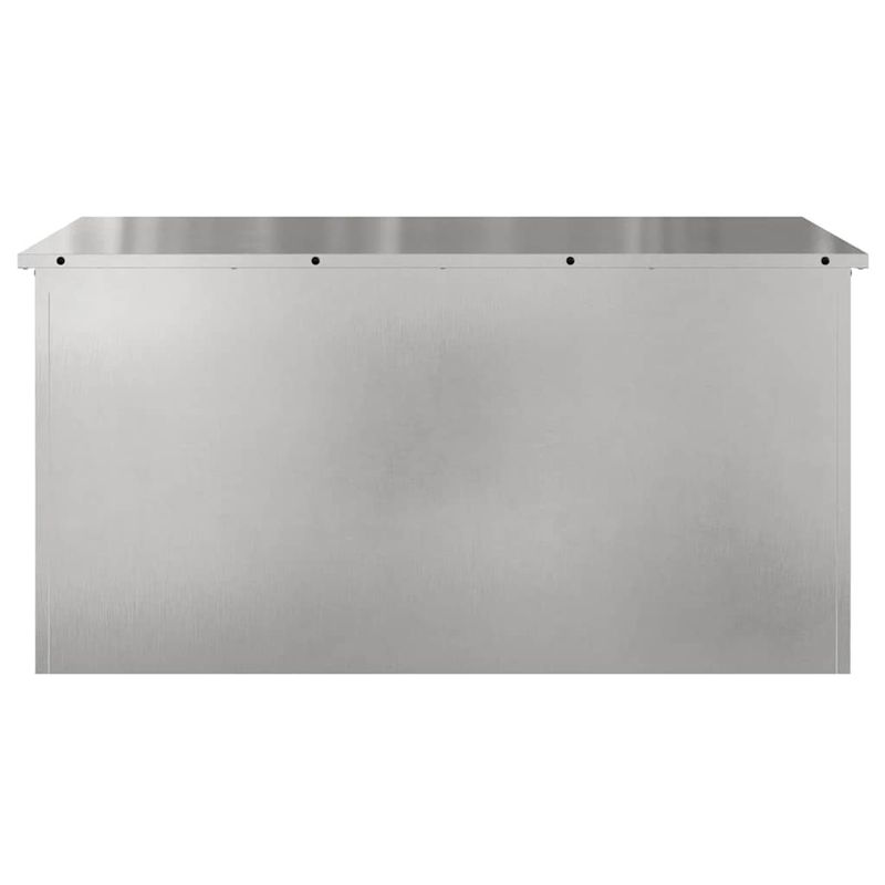 Casa si Gradina - Mobilier - Organizare si depozitare - Cutii depozitare - Cutie de depozitare exterioara Argintiu 100 x 50.5 x 50 cm - Infinity.ro