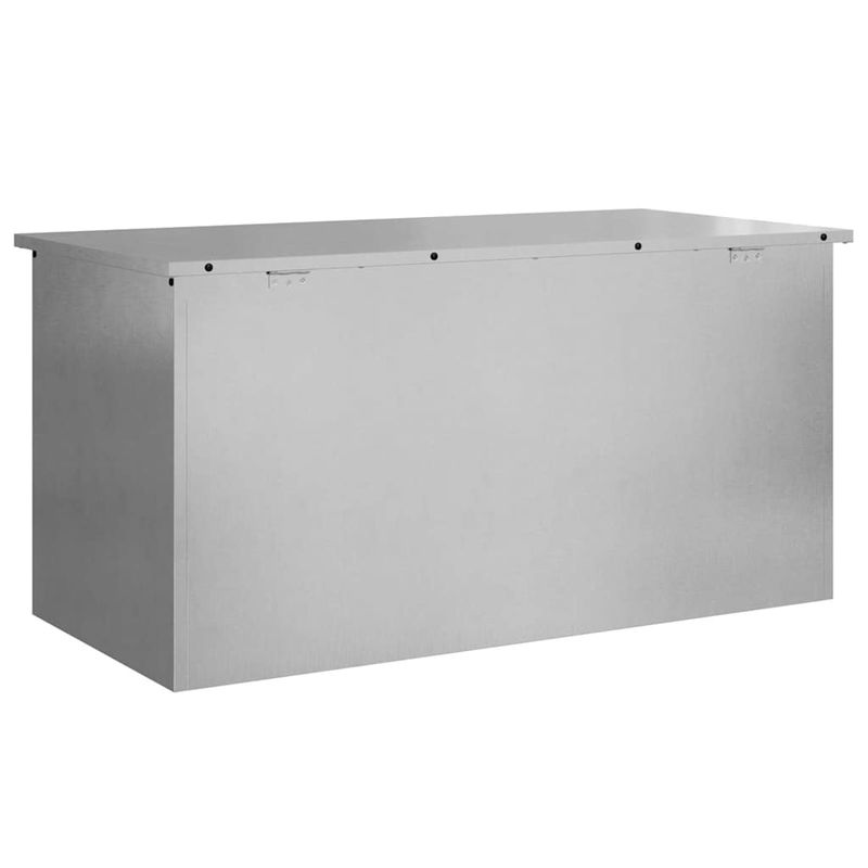 Casa si Gradina - Mobilier - Organizare si depozitare - Cutii depozitare - Cutie de depozitare exterioara Argintiu 100 x 50.5 x 50 cm - Infinity.ro