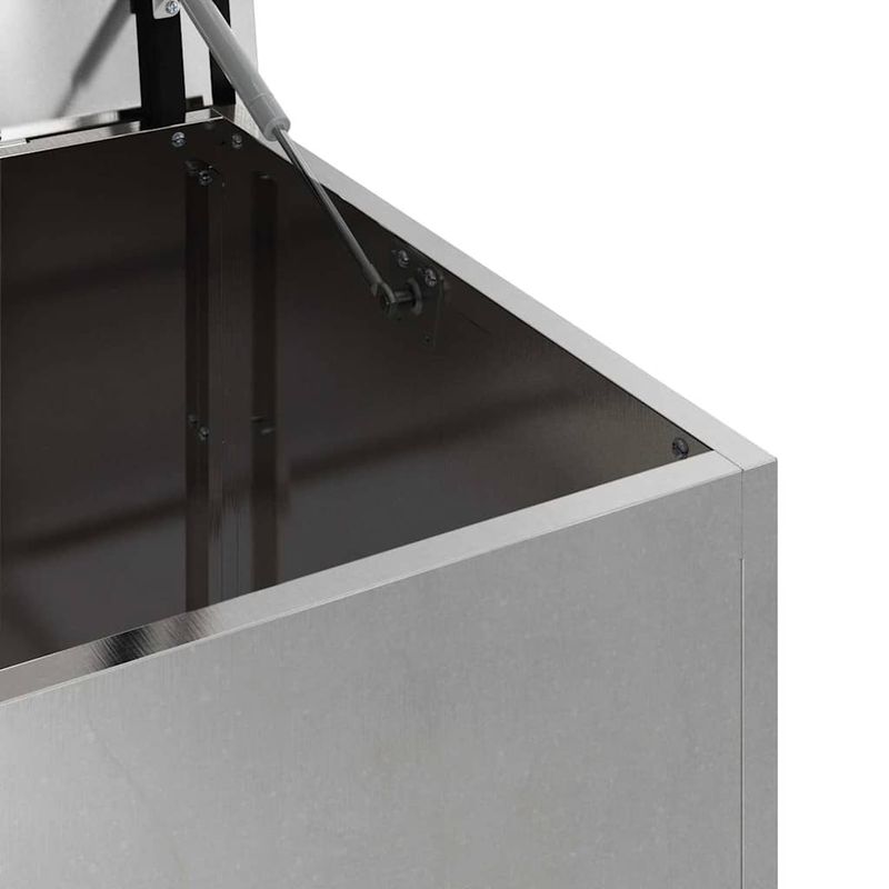 Casa si Gradina - Mobilier - Organizare si depozitare - Cutii depozitare - Cutie de depozitare exterioara Argintiu 100 x 50.5 x 50 cm - Infinity.ro