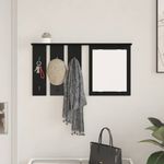 Casa si Gradina - Mobilier - Biblioteci si rafturi - Rafturi - Racator de paltoane montat pe perete cu raft Pe perete cu oglinda Stejar negru - Infinity.ro