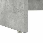 Casa si Gradina - Mobilier - Mese si birouri - Birouri - birou cu stocare gri beton 120.5x44x88.5 cm lemn prelucrat - Infinity.ro