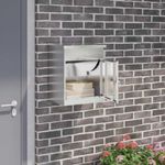 Casa si Gradina - Constructii - Depozitare, transport si protectie - Cutii postale - Cutie pentru colet Negru 44 x 35 x 59 cm Otel inoxidabil - Infinity.ro