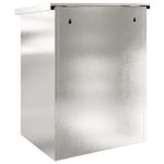 Casa si Gradina - Constructii - Depozitare, transport si protectie - Cutii postale - Cutie pentru colet Negru 44 x 35 x 59 cm Otel inoxidabil - Infinity.ro