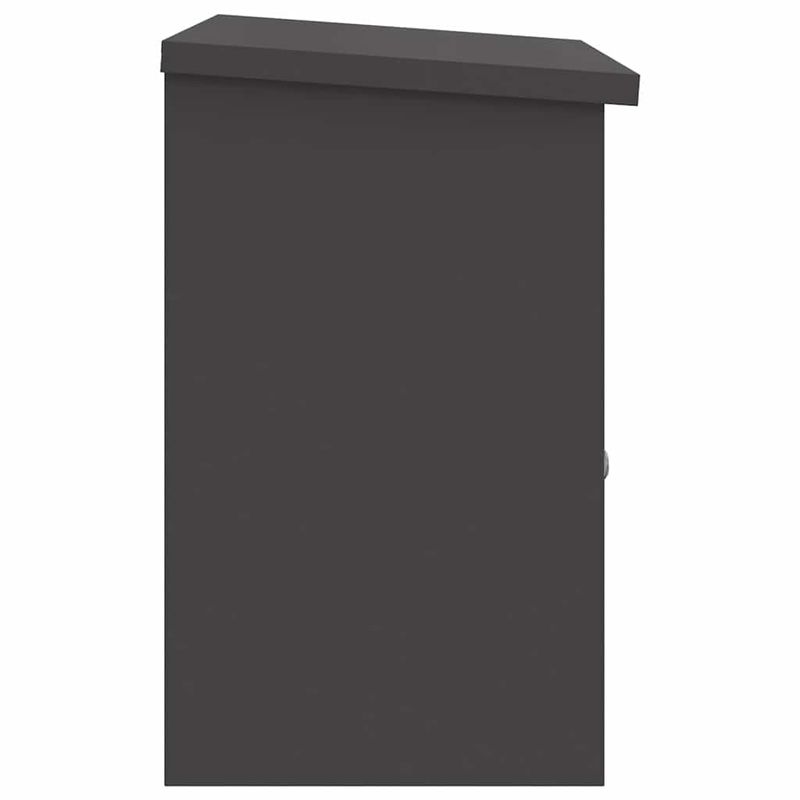 Casa si Gradina - Constructii - Depozitare, transport si protectie - Cutii postale - Cutie pentru colet Negru 44 x 35 x 59 cm Otel - Infinity.ro